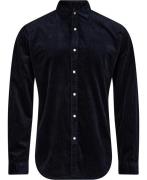 McNeal Corduroy Shirt Mand Sky Captain Langærmede Skjorter Tailored Fi...