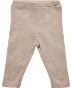 Magasin Woola 2 Leggings RWS Merino Wool Str 98 Merino Khaki Melange L...