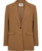 Magasin Donna Blazer Hør & Tencelmix Kvinde Camel Blazere Str L