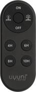 Uyuni Remote Control, Oval, Black Black - Led Stearinlys hos Magasin