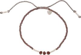 A Beautiful Story Decent Garnet Bracelet SC 16-22cm - Perlearmbånd hos...