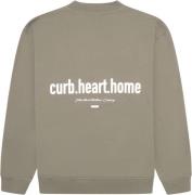 Woodbird Wbcope Home Crew Mand Dark Beige Sweatshirts Str L - hos Maga...