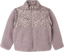 Name It Nmfminna Teddy Jacket Str 104 - Woodrose Overgangsjakker hos M...