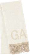 Ganni Fringed Wool Scarf ONE SIZE - Halstørklæder hos Magasin