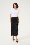 Kaffe Kaamalie Seqiun Skirt Kvinde Black Deep Maxi Nederdele Str L - h...