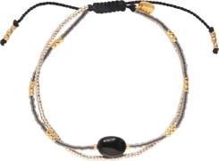 A Beautiful Story Feeling Black Onyx Bracelet GC 16-22cm - Perlearmbån...