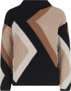 Betty Barclay Strickpullover Ku Kvinde Patch Black/brown Sweaters Str ...