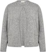 Wasabiconcept Waklio 3 Kvinde 99470 Med. Grey Melange Cardigans Str 42...