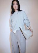 MANGO Sweater. - Taldon Kvinde Lt-pastel Blue Sweaters Str L - hos Mag...