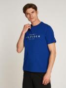 Tommy Hilfiger BIG Hilfiger TEE Mand Wedge Blue Kortærmede T-shirts St...