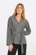 Envii Enagnes LS VN TOP ST 7119 Kvinde Dark Stripe Toppe Str 40 - hos ...