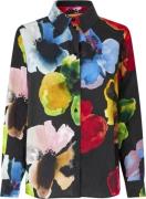 Stine Goya Long Sleeve Shirt, 2263 Dry Viscose Kvinde Watercolor Bloom...