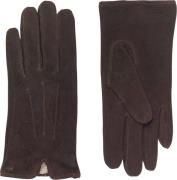 MJM MJM Glove Aida W Sheep Suede Dk. Brown L - Handsker Uld hos Magasi...