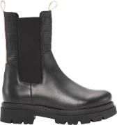 Shoe Biz Prima Kvinde Black / Cream Chelsea Boots Str 39 - hos Magasin