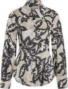 Bruuns Bazaar Floretbbelas Shirt Kvinde Sand Print Skjorter Str 40 - V...