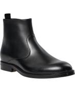 BOSS Dressletic_Zipb_bu Mand Sort Chelsea Boots Str 42 - hos Magasin