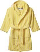 Bongusta Naram Kids Bathrobe Str 11-13 år - Pristine & Neon Yellow Mor...