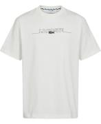 Lacoste Teeshirt Mand Flour Kortærmede T-shirts Str L - hos Magasin