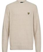 Lyle & Scott Waffle Knit Jumper Kvinde W870 Cove Sweaters Str XXL - ho...