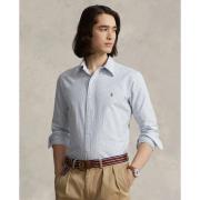 Polo Ralph Lauren Custom Fit Oxford Shirt Mand Blue/white Stripe Langæ...