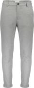 Lindbergh Cropped Bukser m. Stretch Mand Lt. Grey Habitbukser Str L - ...