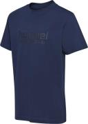 Hummel Hmljr Base Tshirt S/S Str 10-16 - Blå Kortærmede T-shirts hos M...