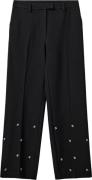 Sofie Schnoor Trousers Kvinde Black Bukser Med Brede Ben Classic Fit S...