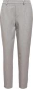 Object Objlisa Slim Pant Noos Kvinde Light Grey Melange Bukser Med Sma...