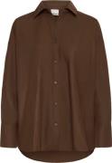 ICHI Ixstormie SH2 Kvinde Chestnut Skjorter Loose Fit Str 40 - hos Mag...