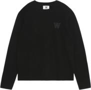 Wood Wood Wwtay AA CS Jumper Mand Black Sweaters Str L - hos Magasin