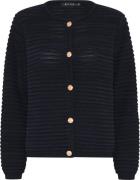 Micha Cardigan_ Ottoman Type Knit Kvinde Navy Cardigans Str L - hos Ma...