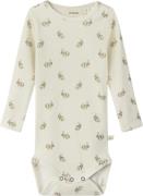 Lil' Atelier Nbnlavo EMO LS Slim Body LIL Str 68 - Turtledove/rabbit L...