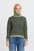 ICHI Ihbansie LS Kvinde Mayfly Sweaters Loose Fit Str L - hos Magasin