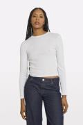 Envii Enally LS Short TEE 5314 Kvinde White Toppe Str L - hos Magasin