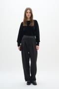 InWear Yaeliw Pant Kvinde Black Bukser Med Brede Ben Str 40 - hos Maga...