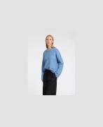 Selected Femme Slfalva Structure LS Knit Oneck Kvinde Endless Sky/mela...