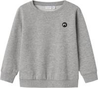 Name It Nmmvimo LS Sweat BRU Noos Str 92 - Grey Melange Sweatshirts Bo...