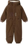 Lil' Atelier Nmnlastorm Snowsuit FO LIL Str 92 - Dark Earth Flyverdrag...