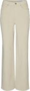 Vero Moda Vmtessa HR Wide Corudroy Pants Kvinde Oatmeal Jeans Slim Fit...