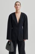 Second Female Elevate Blazer Kvinde Black Blazere Str L - hos Magasin