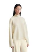 Marc O’Polo Wool Pullover Kvinde Stony Sand Sweaters Str L - hos Magas...