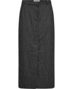 Ba&sh Abiss Skirt Kvinde Anthracite Maxi Nederdele Str M - hos Magasin