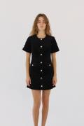 Designers Remix Victoria Dress Kvinde Sort Korte Kjoler Str 40 - hos M...