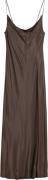 Holzweiler Eila Pleat Dress Kvinde Dk. Brown Maxi Kjoler Str 34 - hos ...