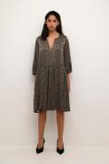 Karen by Simonsen Justinekb Indie Dress Kvinde Brushed Choco Dot Midi ...