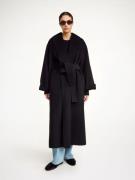 By Malene Birger Trullem. Coat 100% Wool Kvinde Sort Vinterjakker Str ...