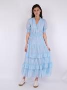 Neo Noir Sophie S Voile Dress Kvinde Light Blue Maxi Kjoler Str 40 - h...