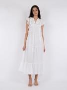 Neo Noir Ankita S Voile Dress Kvinde White Maxi Kjoler Str 40 - hos Ma...