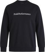 Peak Performance M Ground Crewblack Mand Black Sweatshirts Str L - hos...