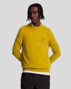 Lyle & Scott Lambswool Blend Crew Neck Jumper Kvinde X319 Ellaness Gol...